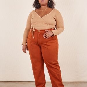 Big Bud Press Orange Straight Leg Pants